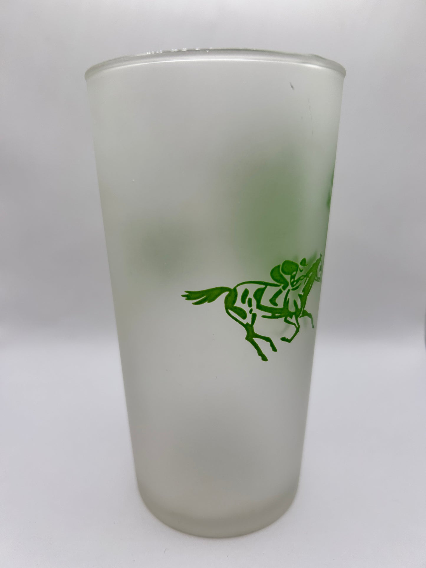 1948 Kentucky Derby Glass - Frosted Bottom