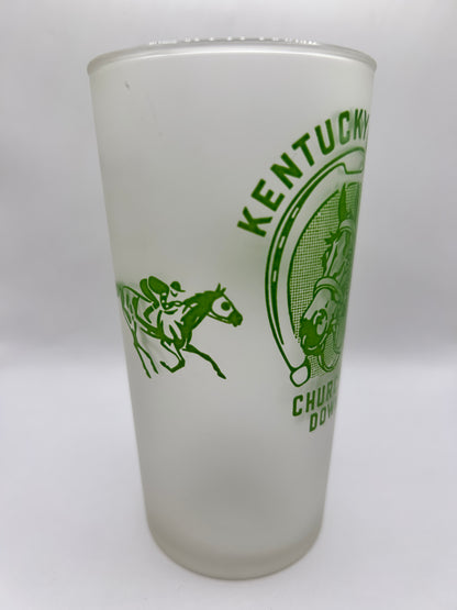 1948 Kentucky Derby Glass - Frosted Bottom