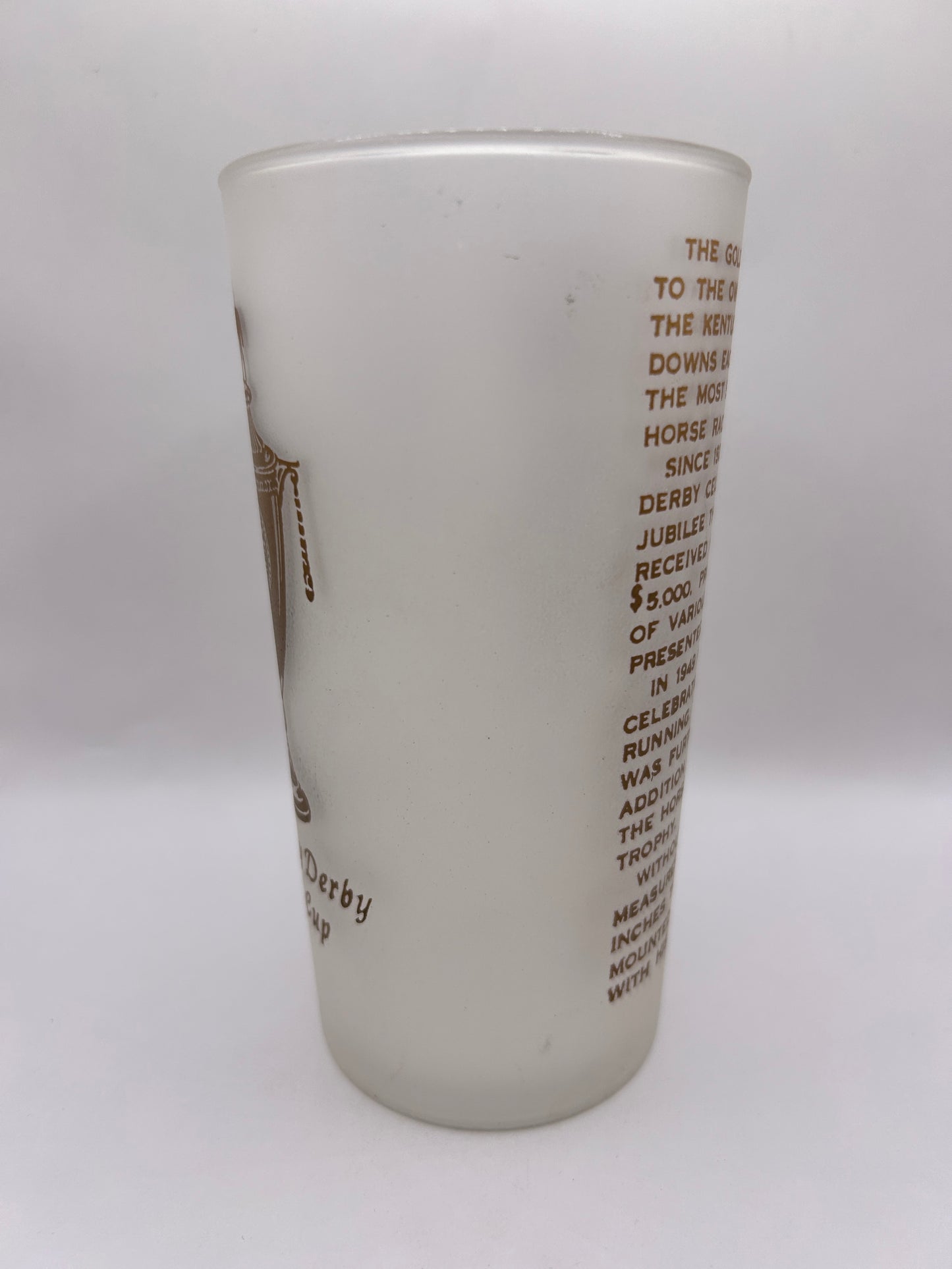 1952 Kentucky Derby Glass