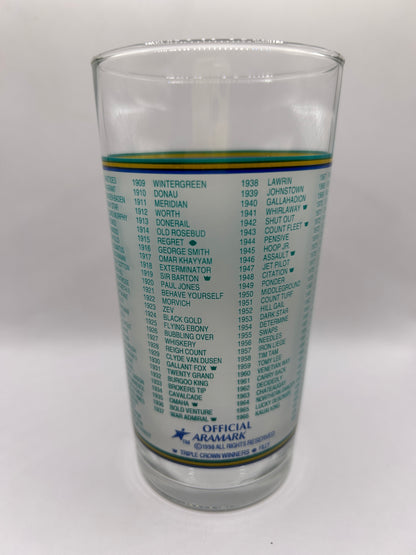 1999 Kentucky Derby Glass - White Rose