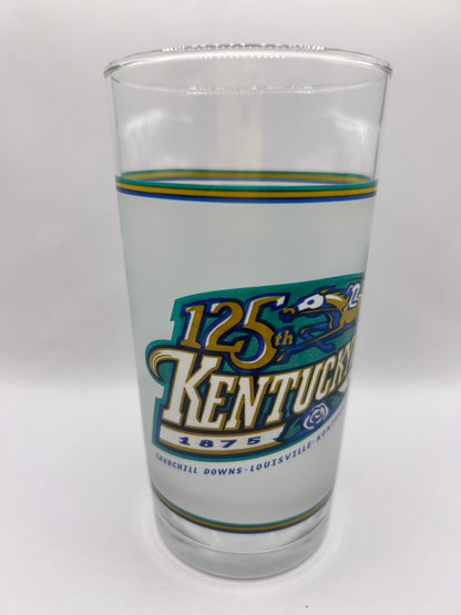 1999 Kentucky Derby Glass - White Rose