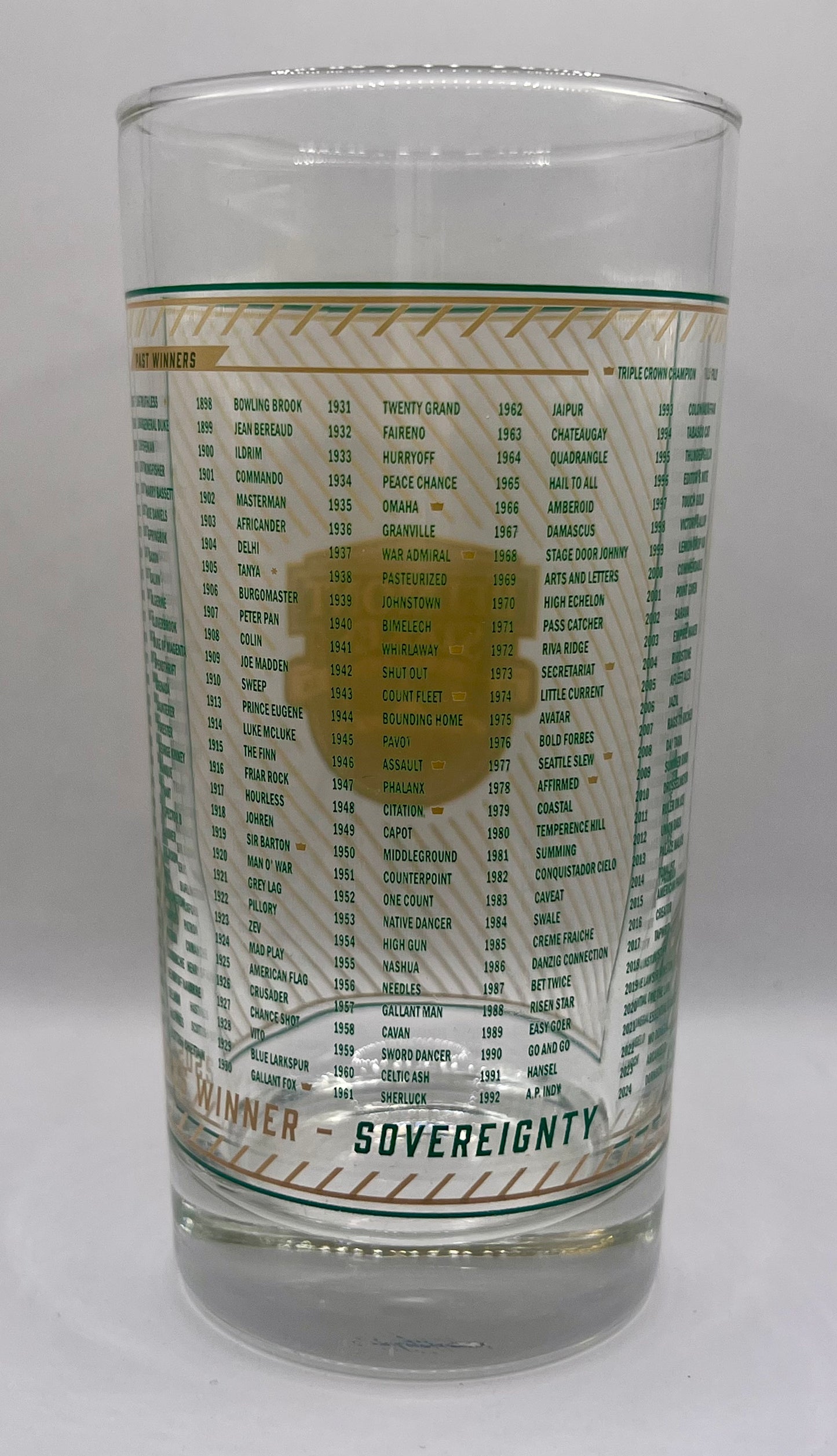 2026 Belmont Stakes Glass