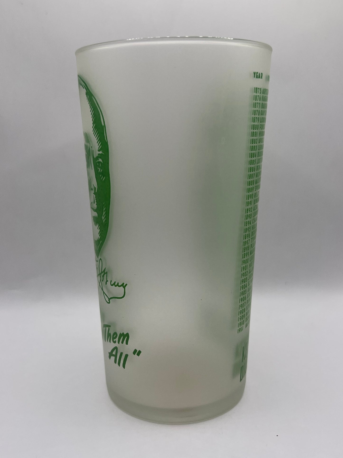 1949 Kentucky Derby Glass