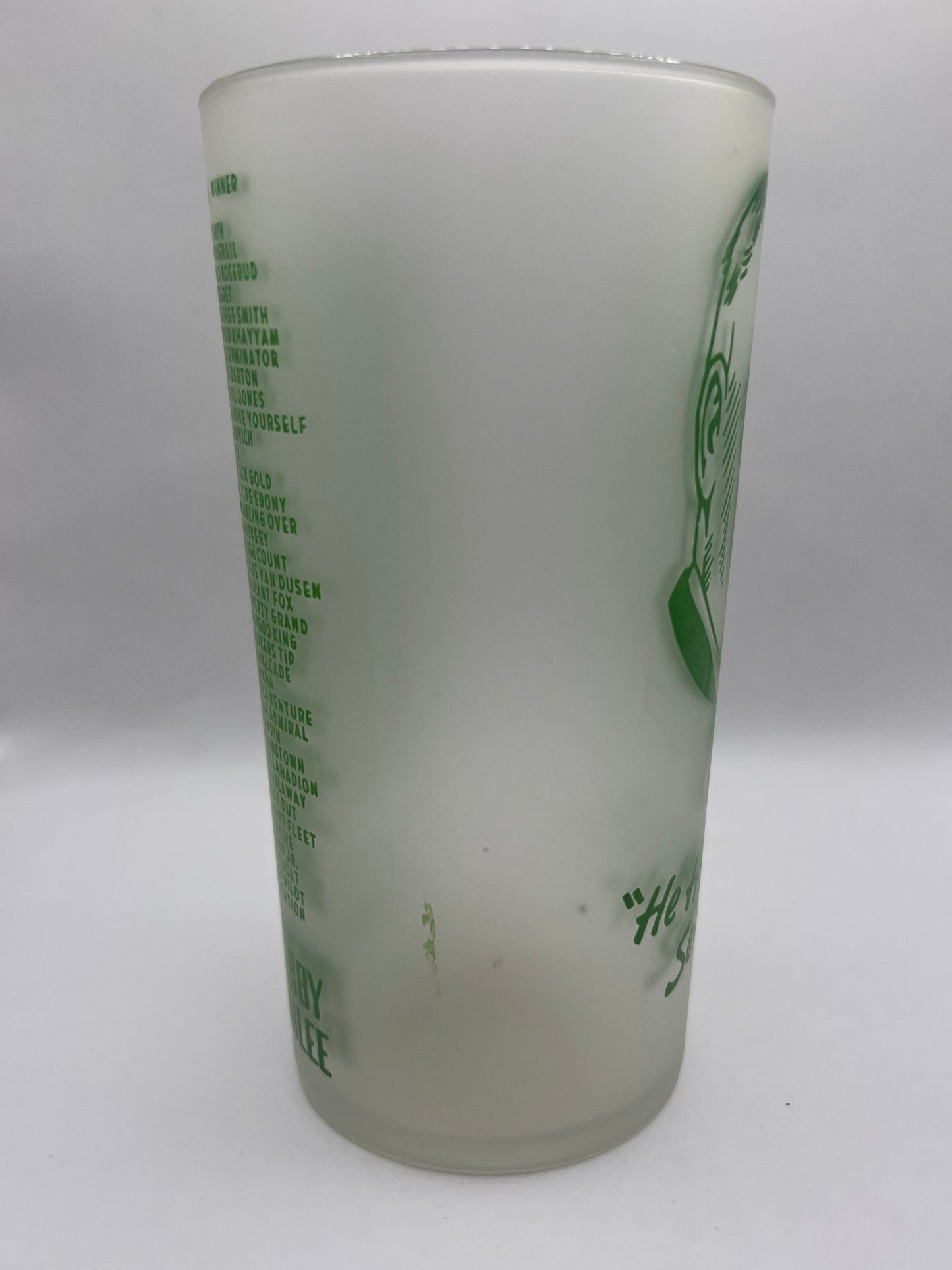 1949 Kentucky Derby Glass
