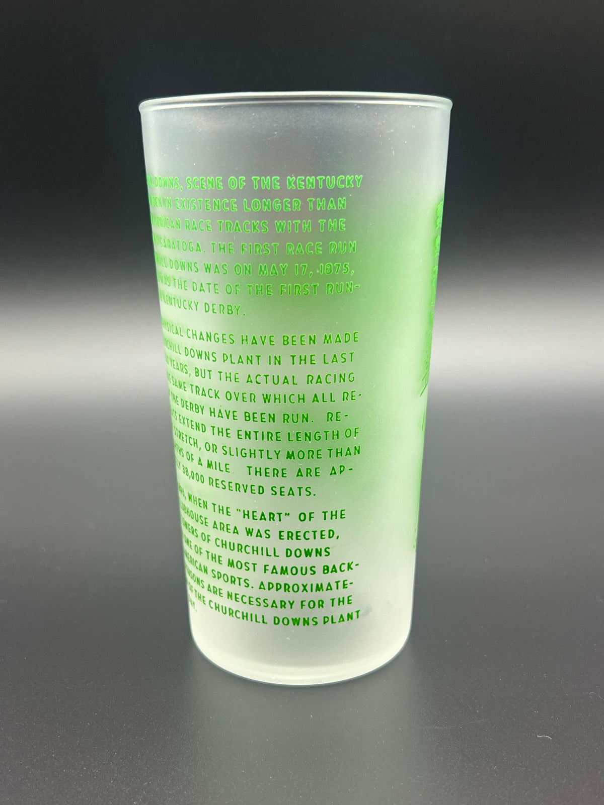 1950 Kentucky Derby Glass