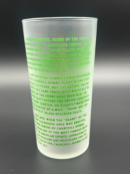1950 Kentucky Derby Glass