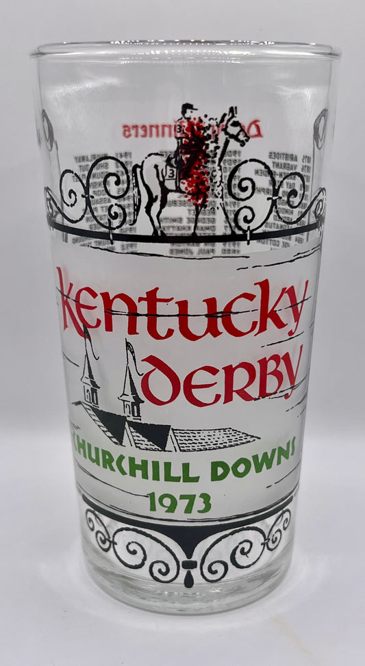 1973 Kentucky Derby Glass