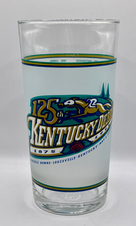 1999 Kentucky Derby Glass