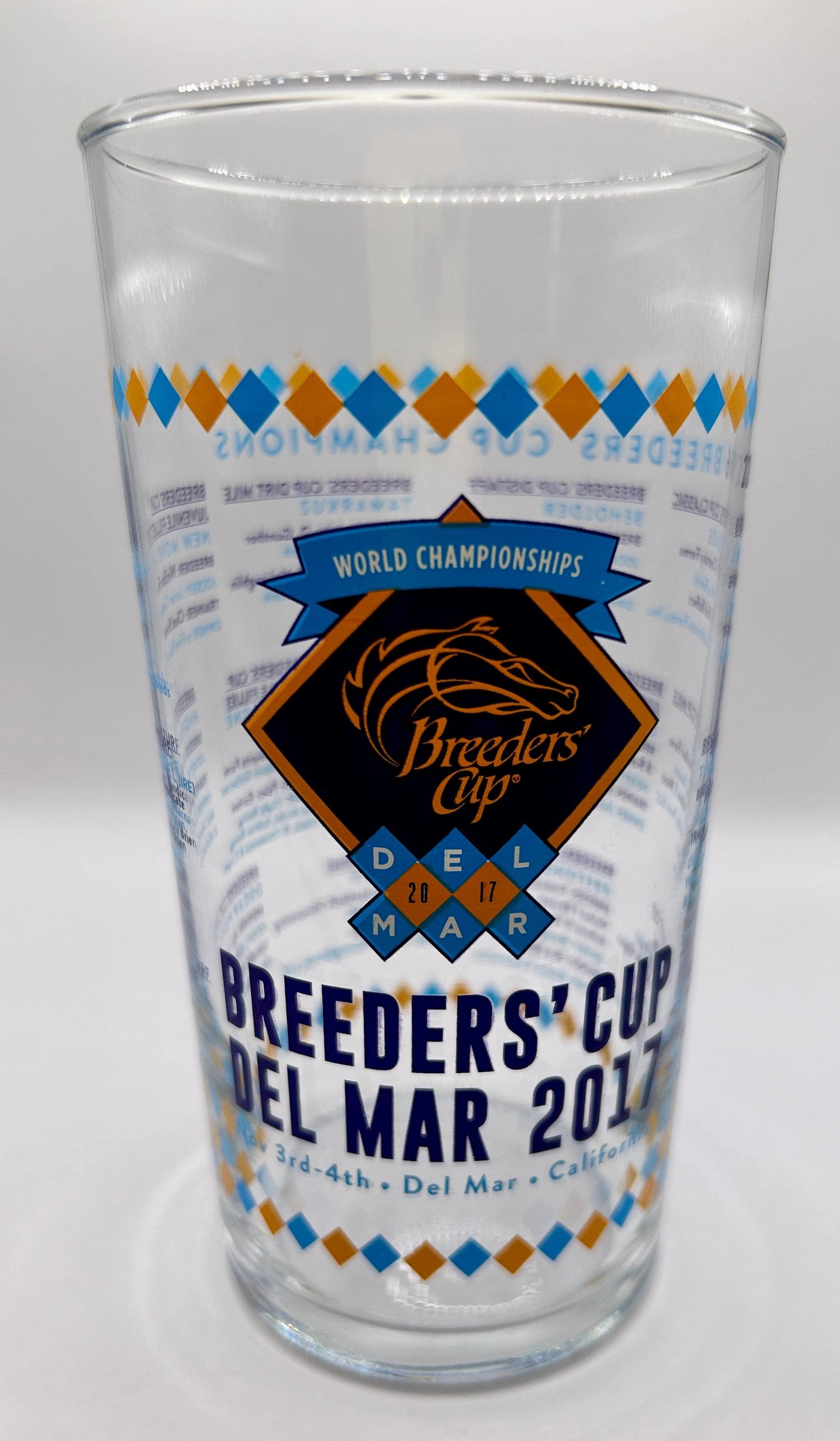 1990s hot breeder cup collectable glasses