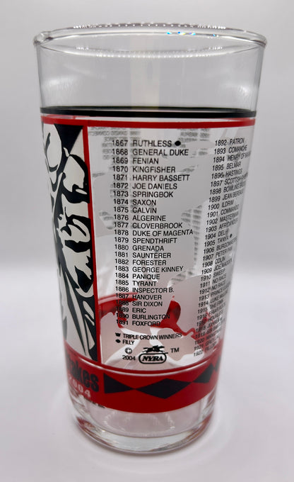 2004 Belmont Stakes Glass