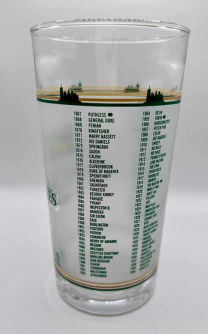 2015 Belmont Stakes Glass