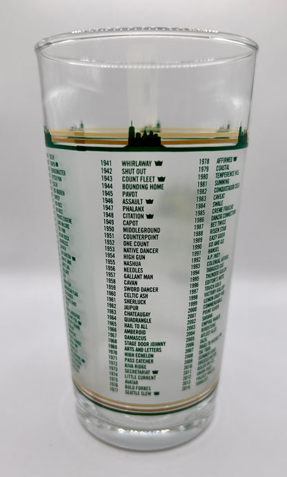 2015 Belmont Stakes Glass