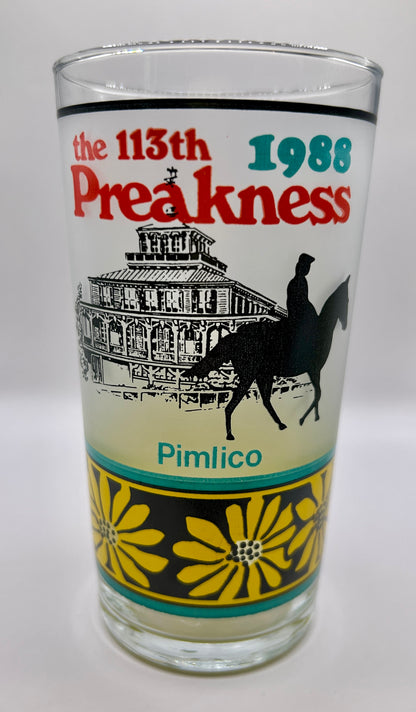 1988 Preakness Stakes Glass