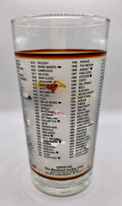 2012 Preakness Stakes Glass