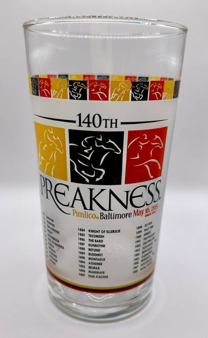 2015 Preakness Stakes Glass