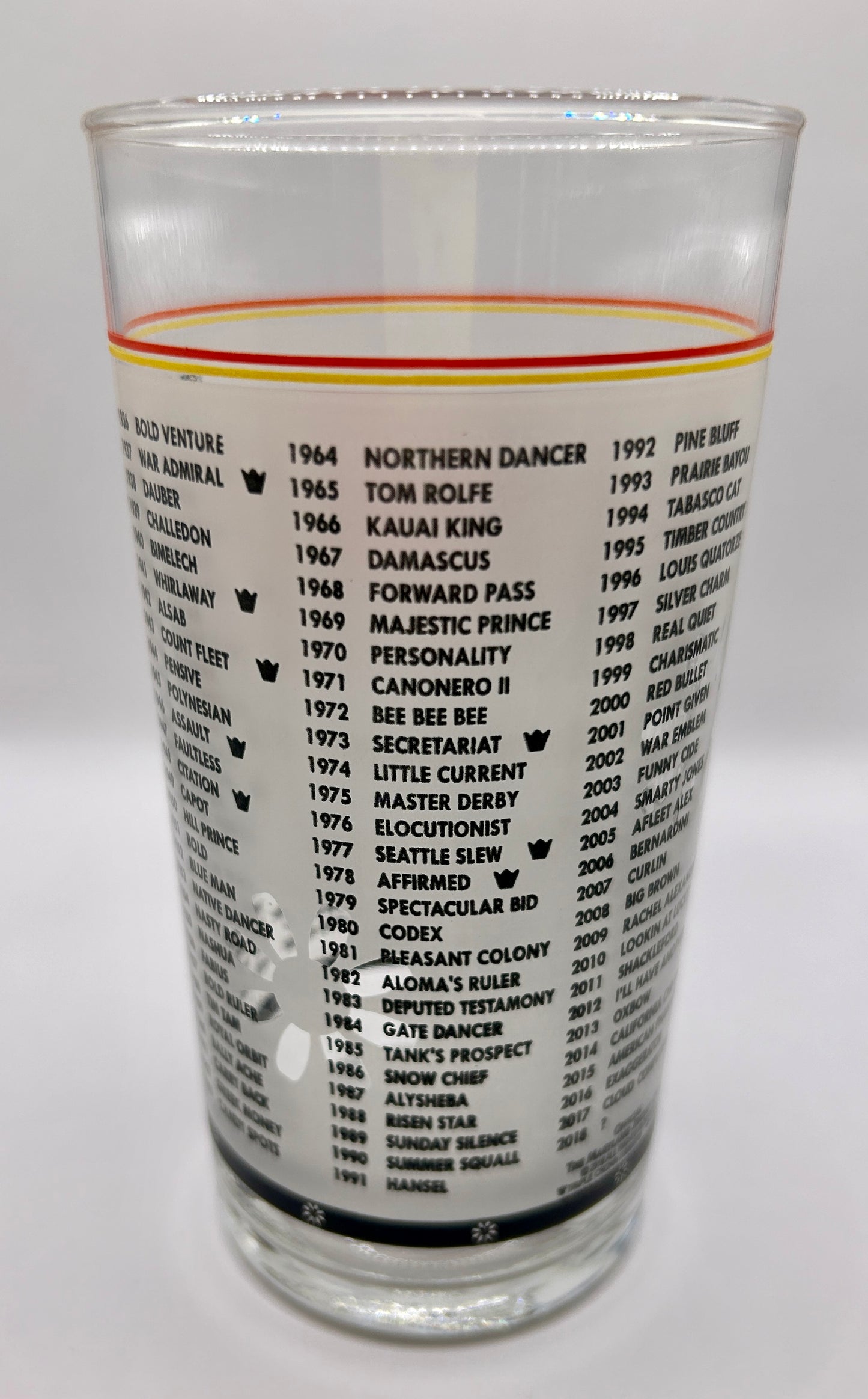 2018 Preakness Stakes Glass