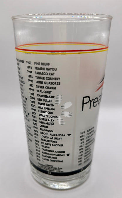 2018 Preakness Stakes Glass