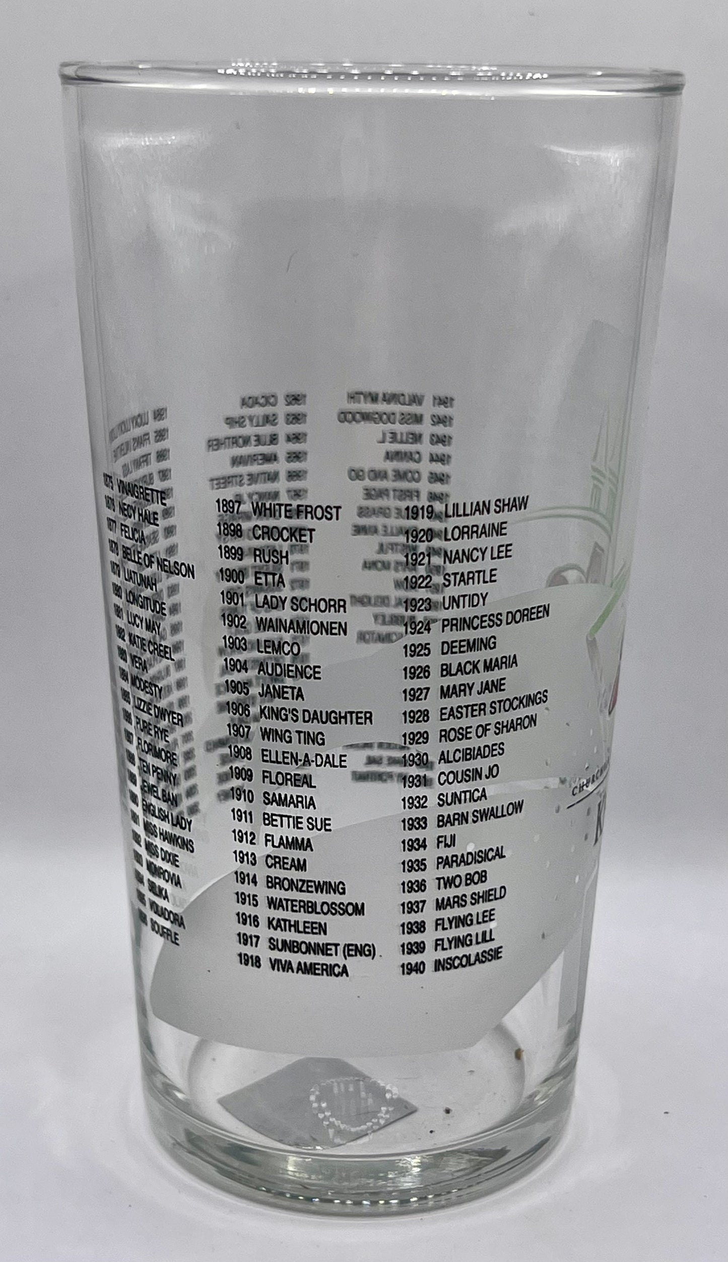2005 Kentucky Oaks Glass