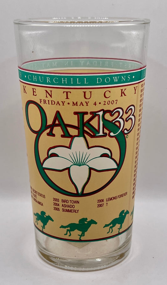 2007 Kentucky Oaks Glass