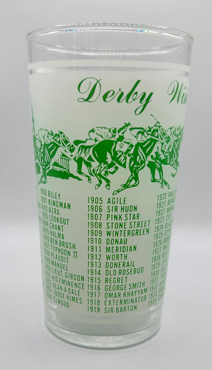 1965 Unofficial Kentucky Derby BAR Glass