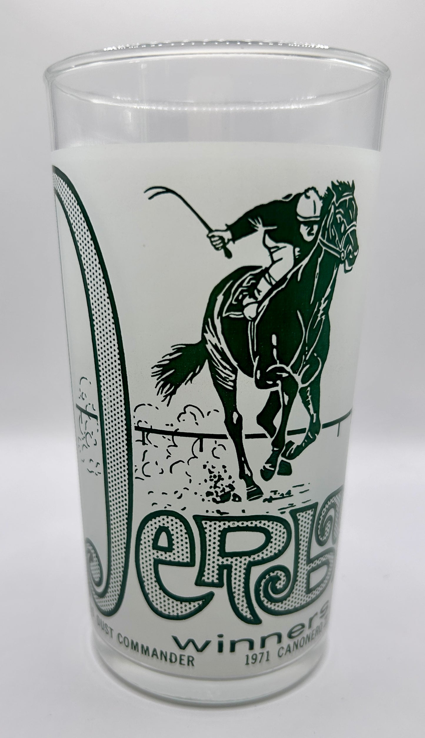 1972 Unofficial Kentucky Derby BAR Glass