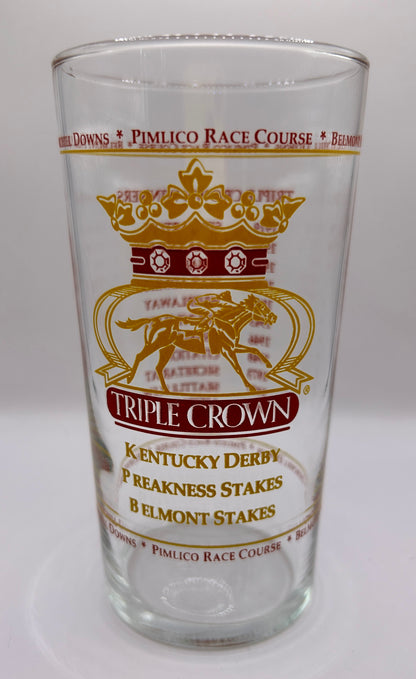 Unofficial Triple Crown Winner BAR Glass