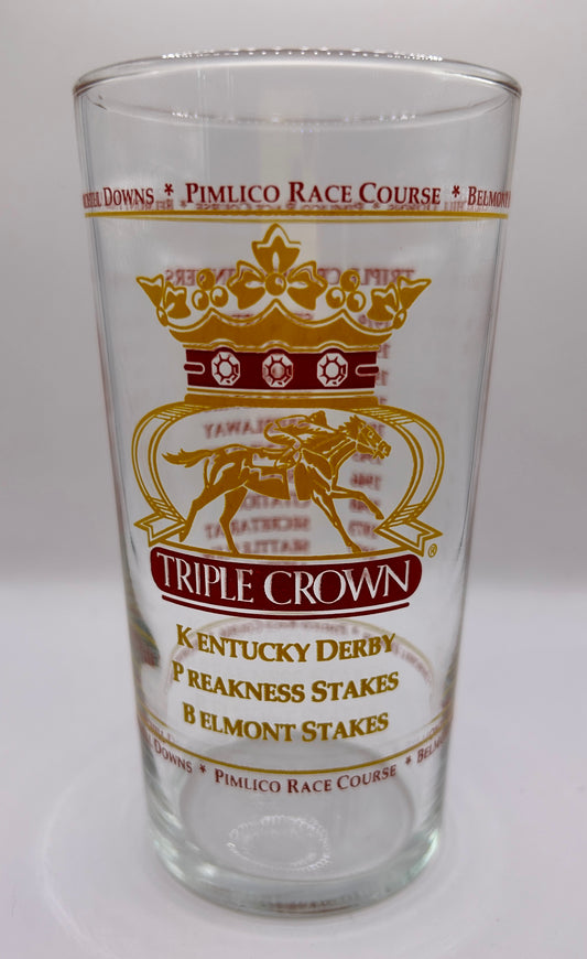 Unofficial Triple Crown Winner BAR Glass