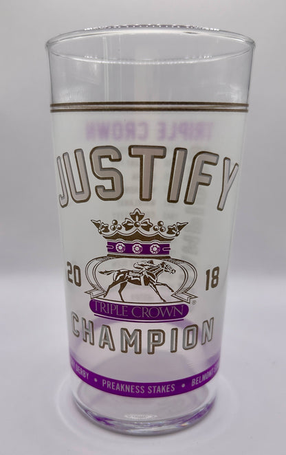 2018 Unofficial Triple Crown Winner BAR Glass