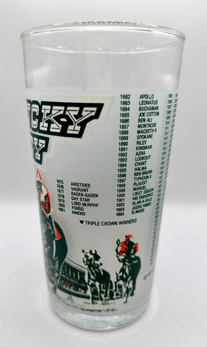 1980 Kentucky Derby Glass - Green Screen