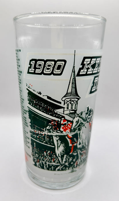 1980 Kentucky Derby Glass - Green Screen