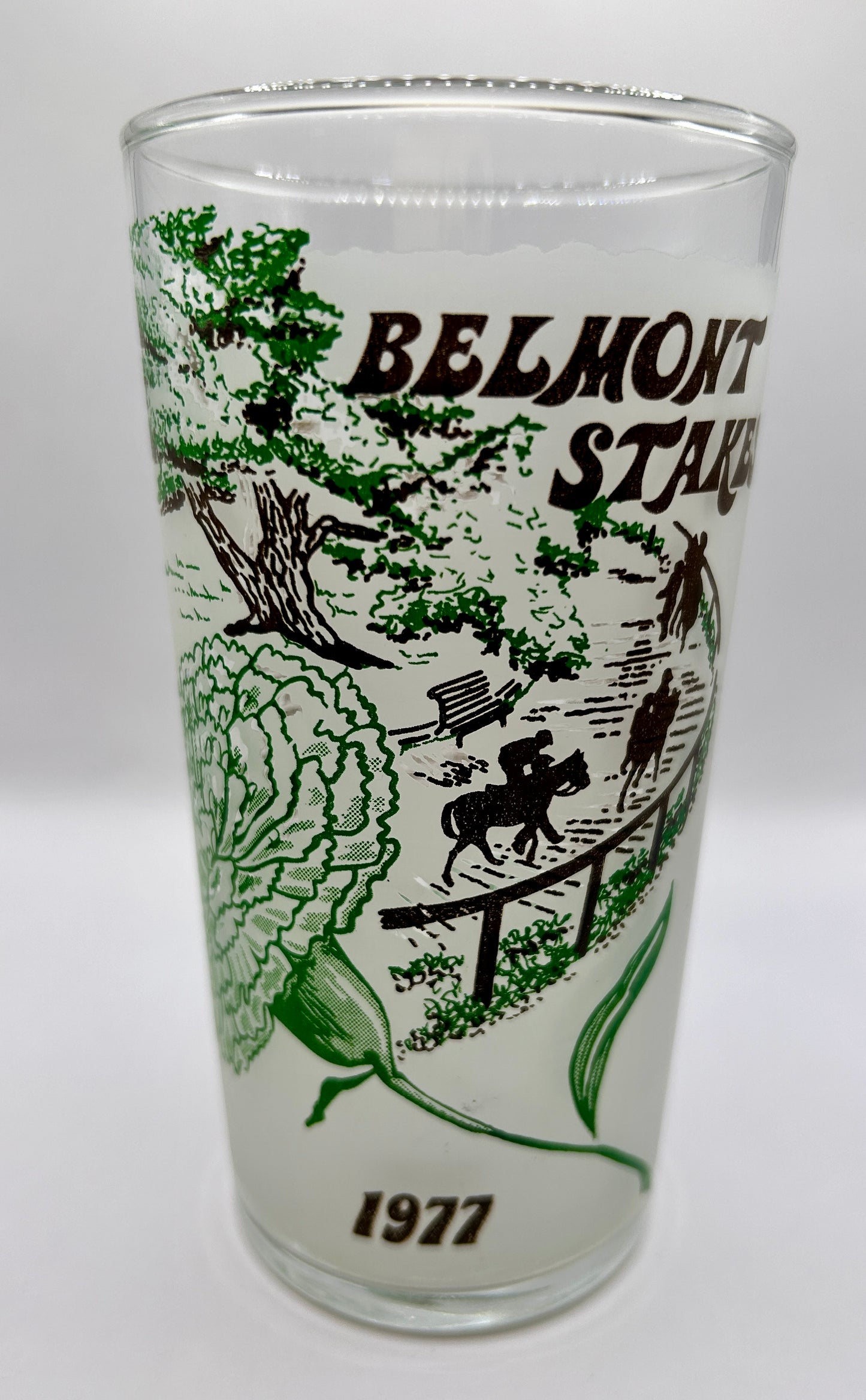 1977 Belmont Stakes Glass