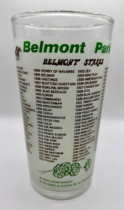 1977 Belmont Stakes Glass