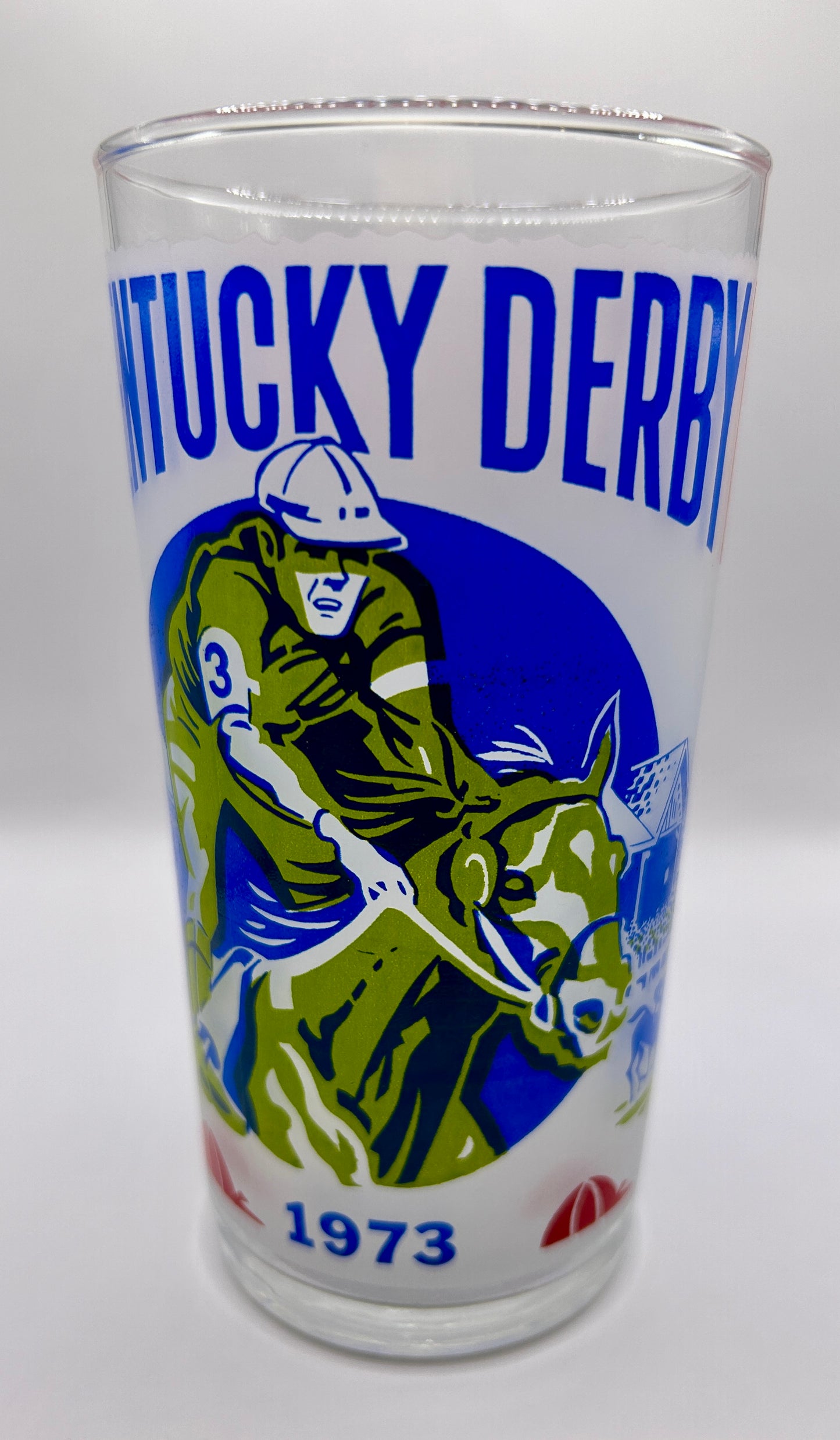 1973 Unofficial Kentucky Derby BAR Glass