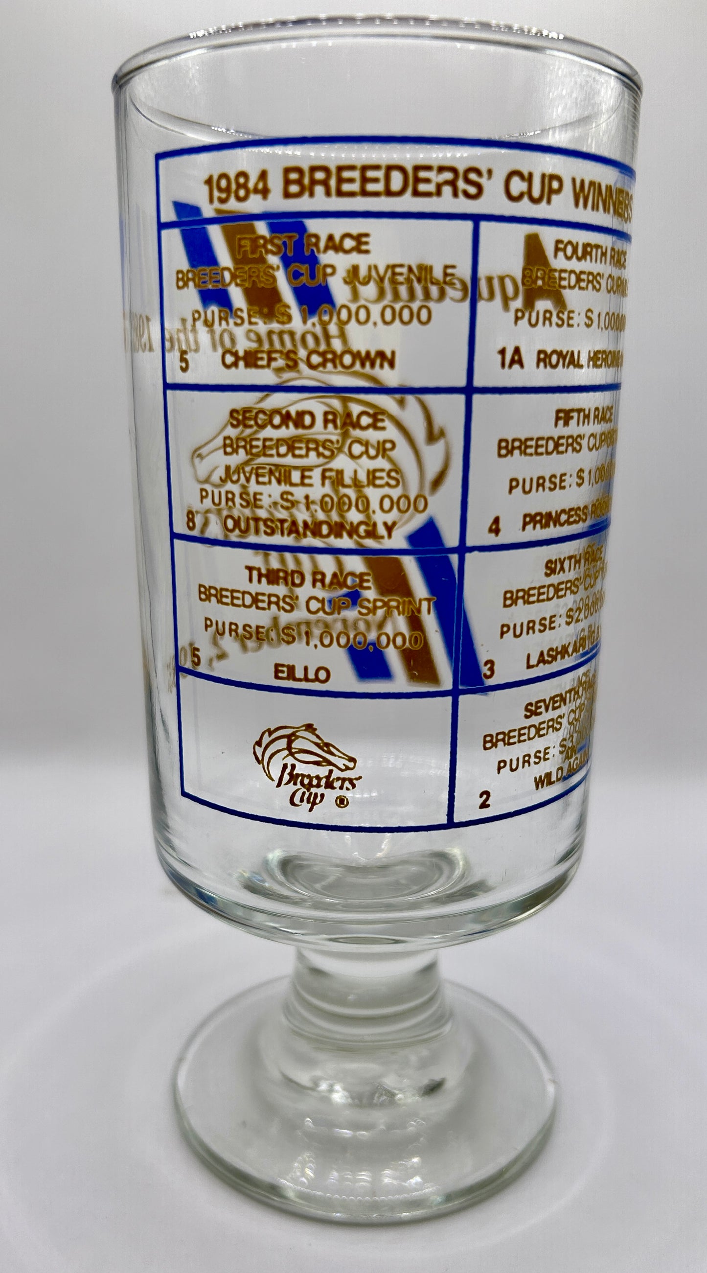 1985 Breeders' Cup Glass