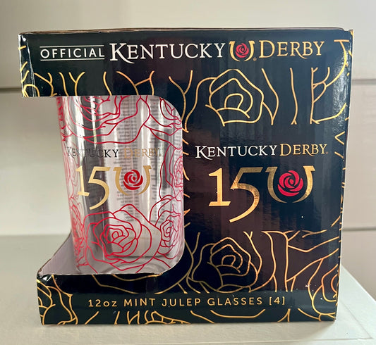 Boxed Set of Four - 2024 Kentucky Derby Glasses