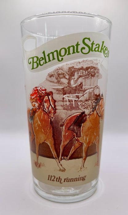 1980 Belmont Stakes Glass