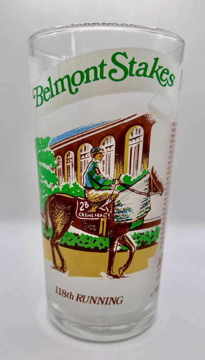 1986 Belmont Stakes Glass