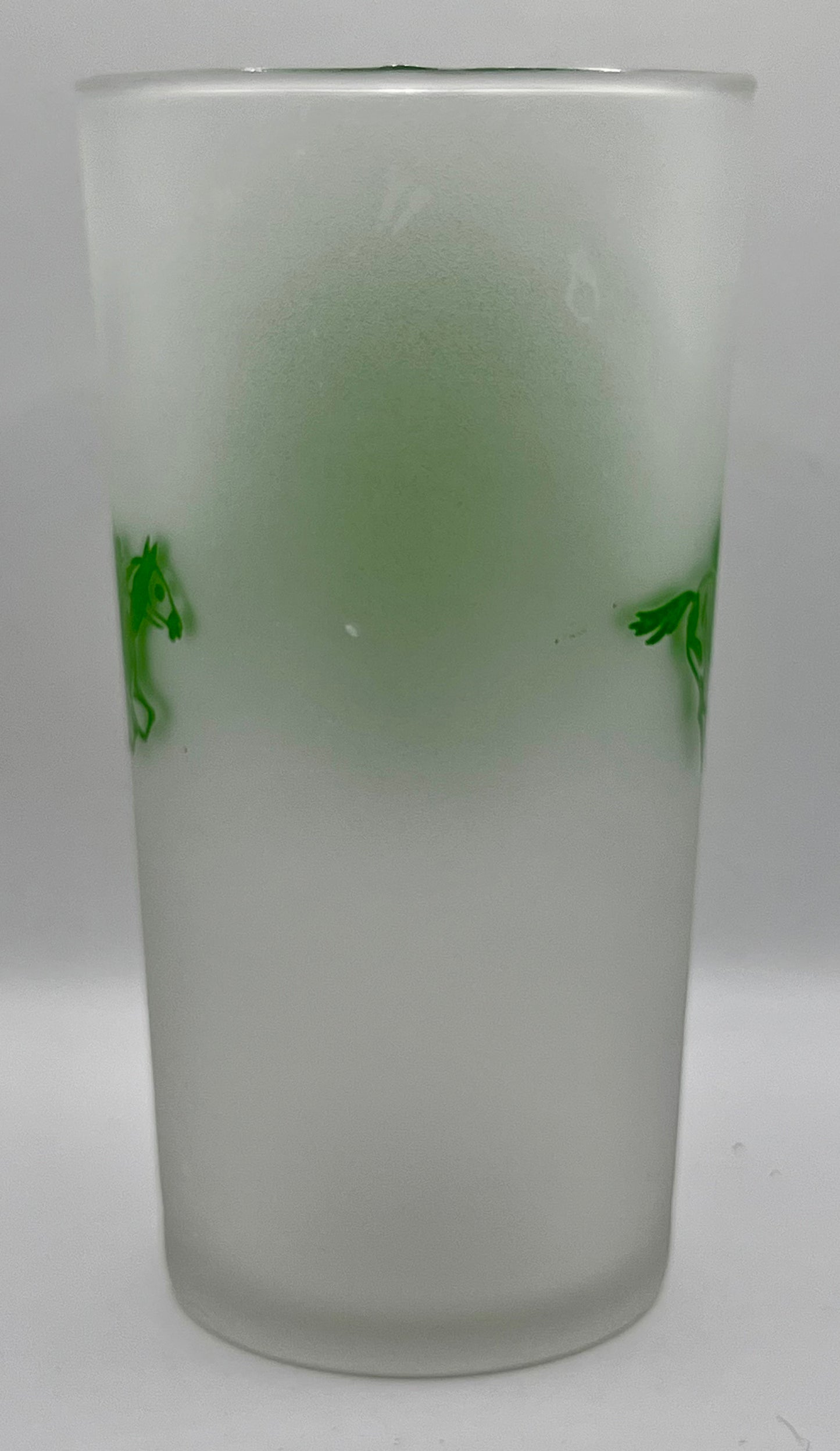1948 Kentucky Derby Glass - Frosted Bottom