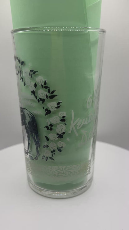 1938 Kentucky Derby Water Glass
